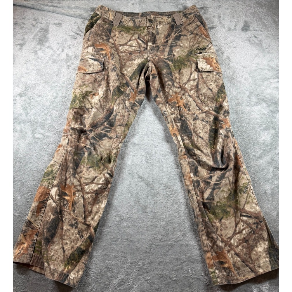 Cabela's Women's Cargo Hunting Pants Size 10 Regular Camo Cotton Blend Outdoor